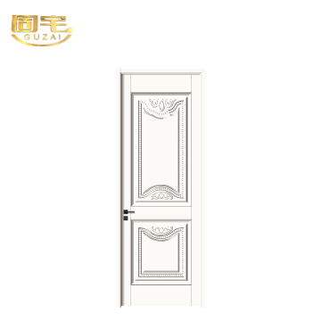 Pure White European Carved Interior Timber Door