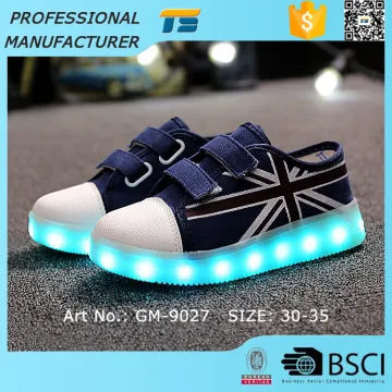 Canvas Led Shoes For Sale Sneakers With Lights Light Up Kids Shoes