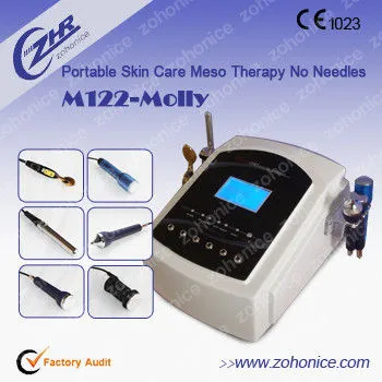 Portable Skin Care Needle Free Mesotherapy Machine Freckle Removal For Whiten Skin