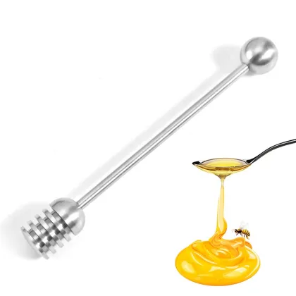 Stainless Steel Honey Dipper Stick
