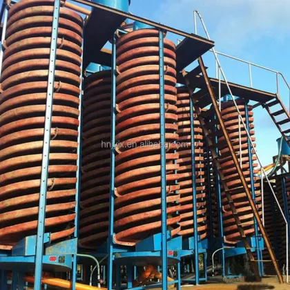 Spiral Chute Classifier for Chrome Ore and Other Metals Gravity Concentration
