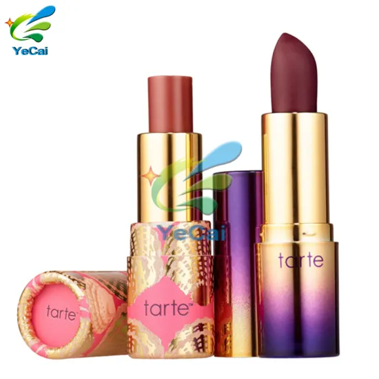Chinese custom lipstick tubes coated paper lipstick tube packaging cosmetic paper tube