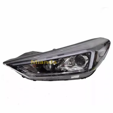 Front Light Head Lamp for 2019-2021 Hyundai Tucson: Clear Lens Headlamp and Headlight Replacement Part (Part Number 92102-D7600)