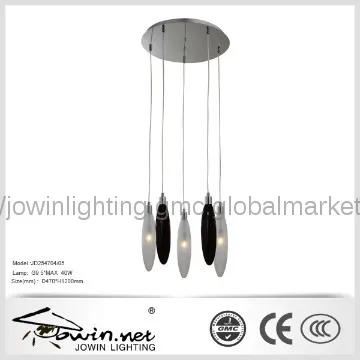 Modern glass colorful  bedroom pendant lighting