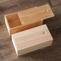 Hot Sale Natural Solid Wood Sliding Wooden Box