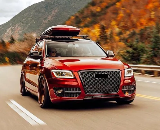 RSQ5 Silver Black Front Bumper Grille for Audi Q5 8R SQ5 2008-2012