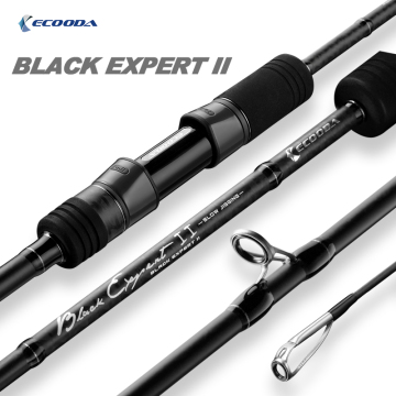 Ecooda Brand Black Expert II Slow Jigging Rod MH with Full Fuji Guides for Saltwater Jigging