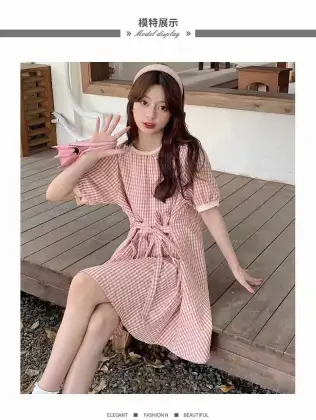 Summer Korean Style Women's Sleeve Dress