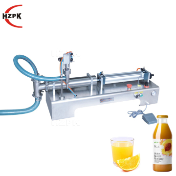 HZPK Semi-Automatic Small Bottle Liquid Filling Machine