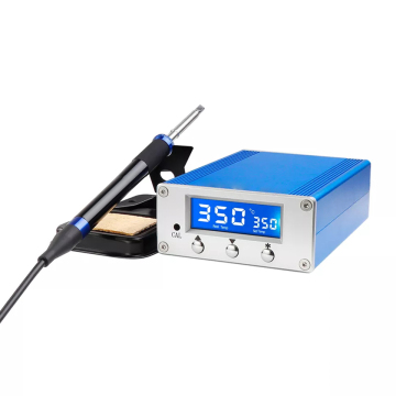 Compact Portable Soldering Iron with LED Display and Fast Heating