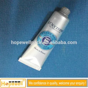 Manufacturer export Loccitane laminated soft tube plastic hand lotion packaging aluminum tube