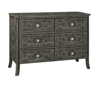 Mother of Pearl Inlay Furniture, Antique Storage Cabinet