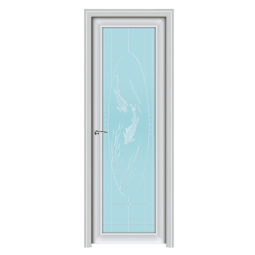 Aluminum Bathroom Door With Glass