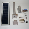 Lâmpada de rua solar 100W 200W externa all-in-one