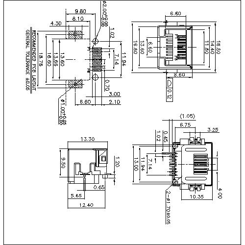 ATRJ5841-8P8C-X-A