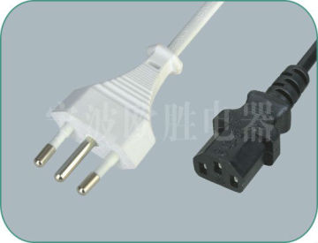 Italian IMQ 3 Pins Power Cord