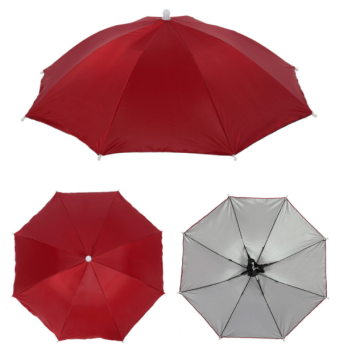 Cappello e tappo di protezione UV con rivestimento in poliestere e argento di piccole dimensioni 170T