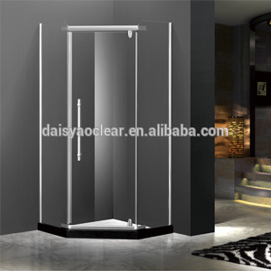 Diamond shower room without shower tray, shower screen,shower door.