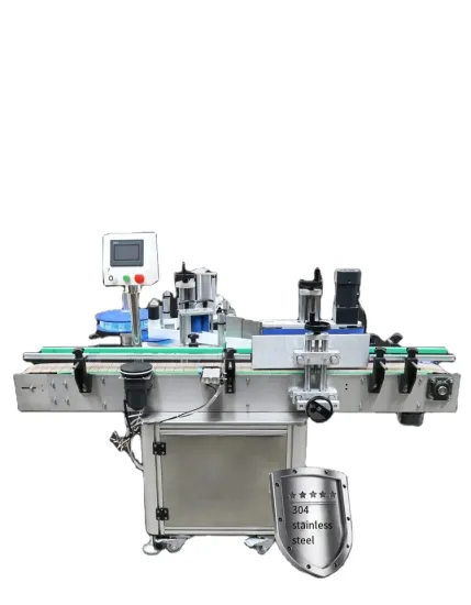 Automatic Round Bottle Vertical Rolling Double-Sided Labeling Machine for Beer Cans