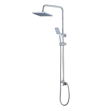 Südostasien Hot Sale Messing Chrom Square Badezimmer Regen Dusche Set