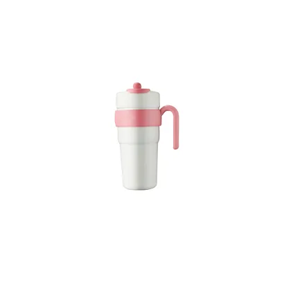 23oz Stanley cup with Handle and Straw Lid