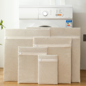 Customizable All-Cotton Laundry Bag with Drawstring: Perfect for Safe and Efficient Machine Washing