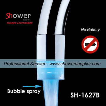 SH-1627B Automatically Bubble Spraying Plastic Led tapware