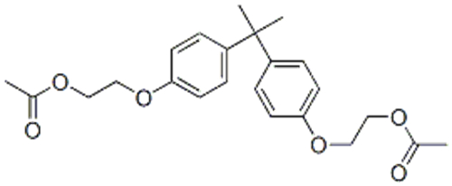 Name: Ethanol,2,2'-[(1-methylethylidene)bis(4,1-phenyleneoxy)]bis-, 1,1'-diacetate CAS 19224-29-4