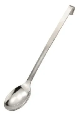 Professional one piece solid spoon, s/s