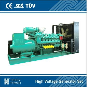 High Voltage Generator Set 1250kVA Excellent Power