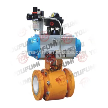 A105 Penumatic Ceramic Ball Valve