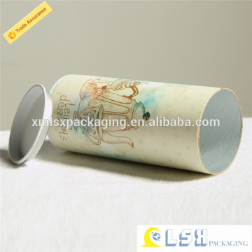 custom made printing paper cylinder cardboard box,tube box,nice round box