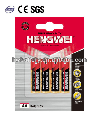 Battery Packs HEAVY DUTY BATTERY R6-4/B DRY BATTERY AA 1.5V