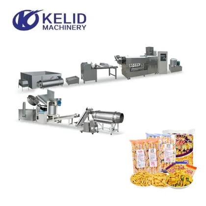 Automatic Fried Biscuit Bread Sticks Chips Production Line