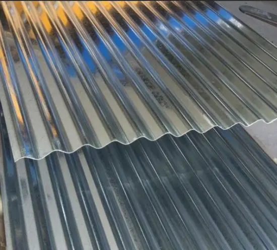 Galvanized Zinc Coated Tiles Sheet Corrugated Steel plate