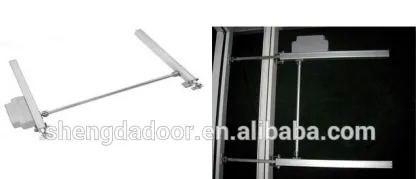Two main rack electric window opener