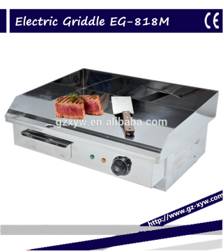 Stainless Steel Electric Meat griddle with chrome plate (CE Certificates)