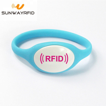 13.56mhz Silicone RFID bracelet for theme Park