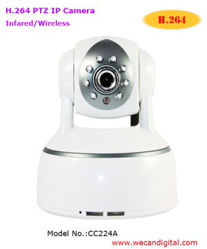 H.264 Wireless Infrared Pan Tilt IP Camera