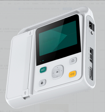 7-inch touchscreen ECG display