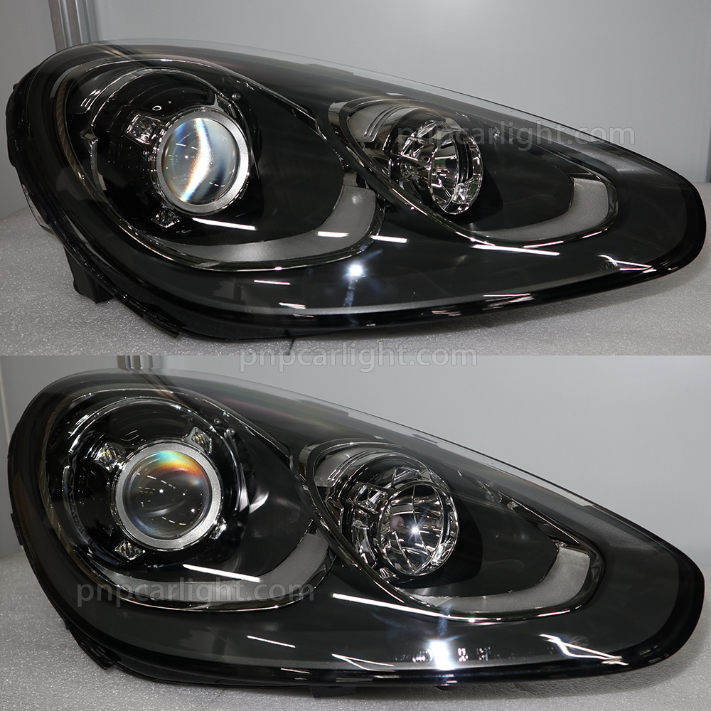 Porsche Cayenne Black Headlights