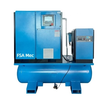 Kompresor Udara Sekrup Grosir: 4kW hingga 11kW, 16-20bar, kompresor industri 4-in-1