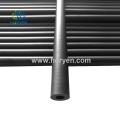 Screw thread roll wrapped carbon fiber tube pipe