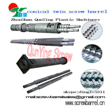 Professional Qunying High Quality Conical Twin Screw Barrel Hot Sale 