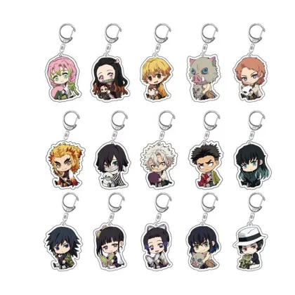 Popular Demon Slayer Nezuko Keychain - Ghost Slayer Acrylic Accessory