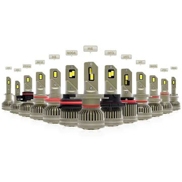High-Brightness LED Car Headlights 20000LM for Various Bulb Types (H7, H1, H3, H4, H11, 9005, 9006, 9012, HIR, 5202, 9004, 9007, H13, H15, 880, 881) 6000K 12V Factory Supplier