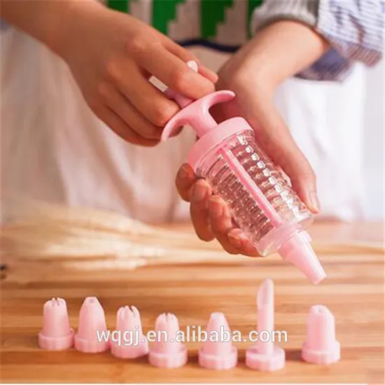 8PCS Cake Decoration Nozzles Plastic DIY Cookies Pastry Decoration Tools