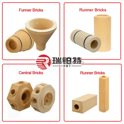 Runner Bricks for AOD Furnace - Cast Runner Steel Bricks & Flow Steel Brick