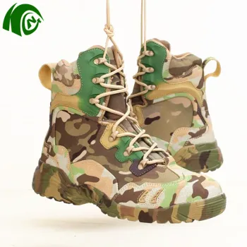 KANGO Tactical Boot: High-Quality Black Genuine Cow Leather Safety Shoe