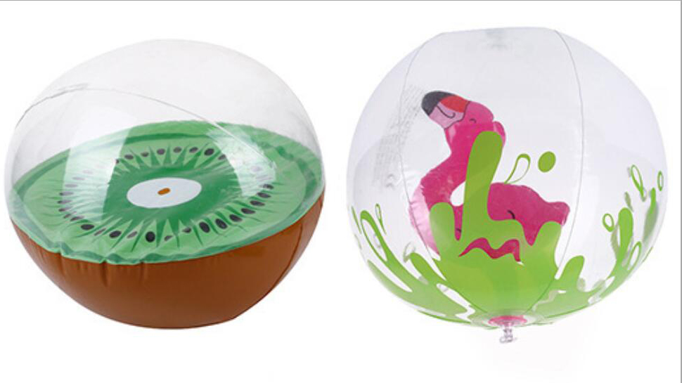 3D Animal inside Beach Ball Promotional Inflatable Ball